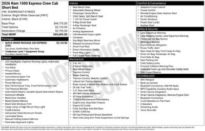 2026 RAM 1500 Express